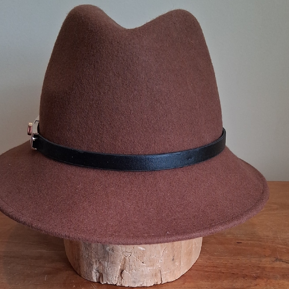 Betmar Darcy Wool Brown Fedora